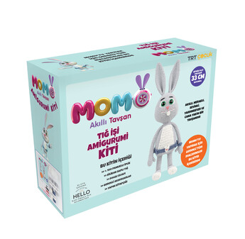 Akıllı Tavşan Momo Amigurumi Kiti - Tuva Tekstil