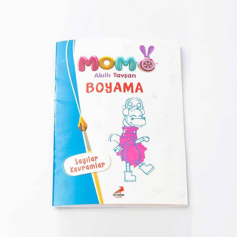 Akilli Tavsan Momo Coloring Book - Numbers Concepts - 1