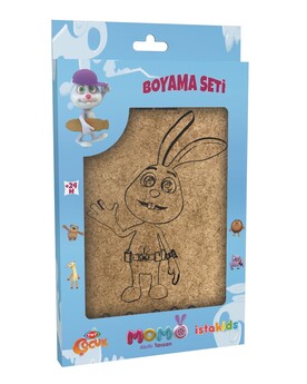 Akıllı Tavşan Momo Boyama Seti Model 1 - istakids