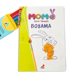 Akilli Tavsan Momo Coloring Book - Erdem Yayınları