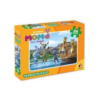 Akıllı Tavşan Momo Puzzle 24'lü - Adel