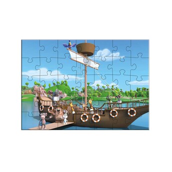 Akıllı Tavşan Momo Puzzle 35'li - 2