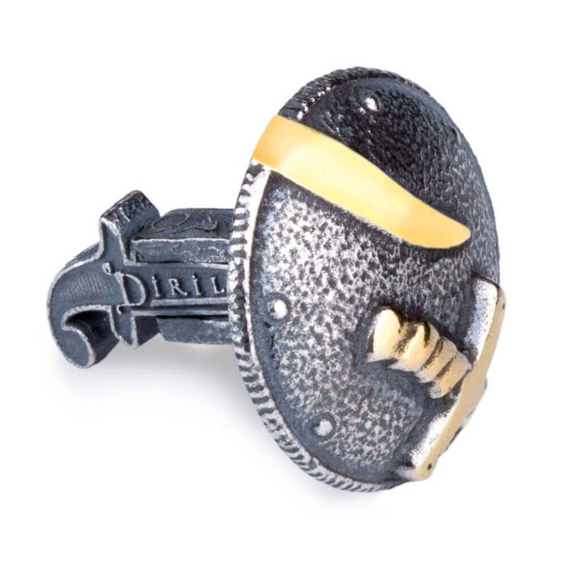 Dirilis Ertugrul Sword Shield Cufflink - 2