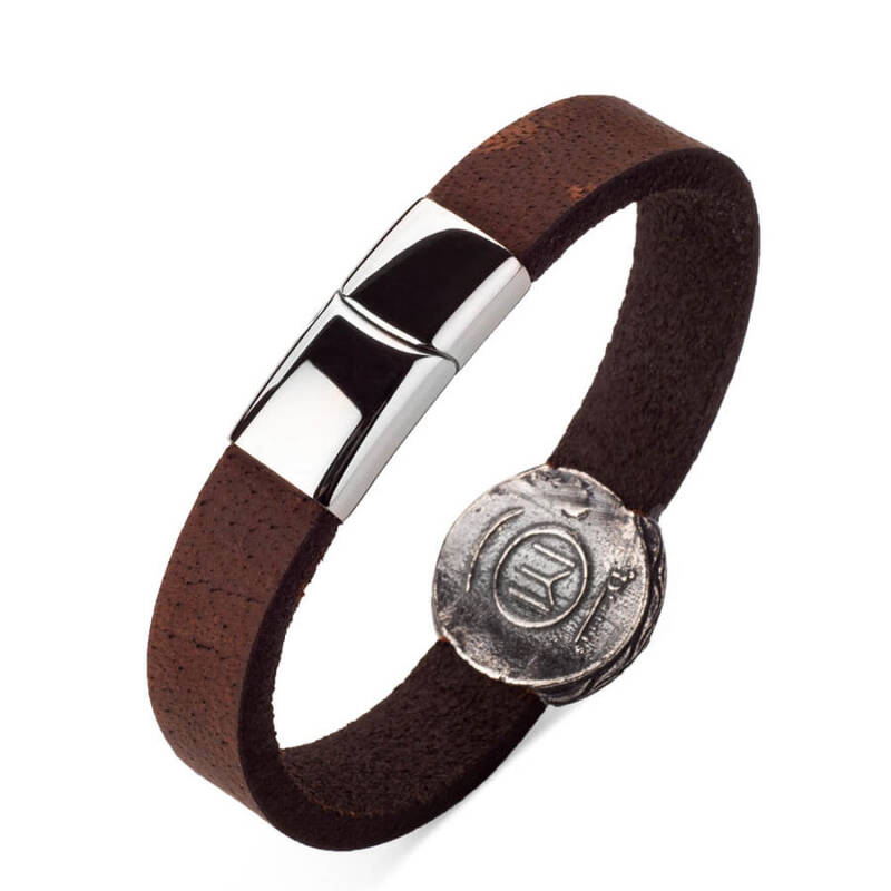 Dirilis Ertugrul Sword-Shield Leather Bracelet - 2