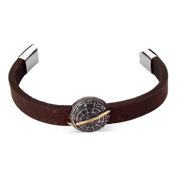 Dirilis Ertugrul Sword-Shield Leather Bracelet - 3