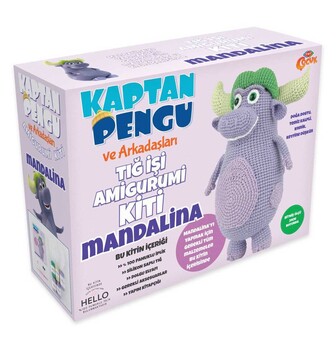 Kaptan Pengu Mandalina Tığ İşi Örme Amigurumi Kiti - Tuva Tekstil