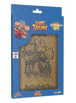 Kare Takimi Wood Painting Set Model - istakids