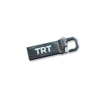 TRT Logolu Metal USB Bellek - 64 GB - 