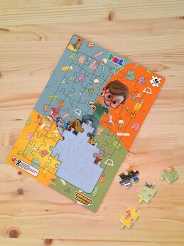 Piril Jigsaw Puzzles - Genius - Skateboard - Pırıl