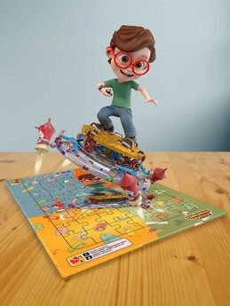 Piril Jigsaw Puzzles - Genius - Skateboard - 2