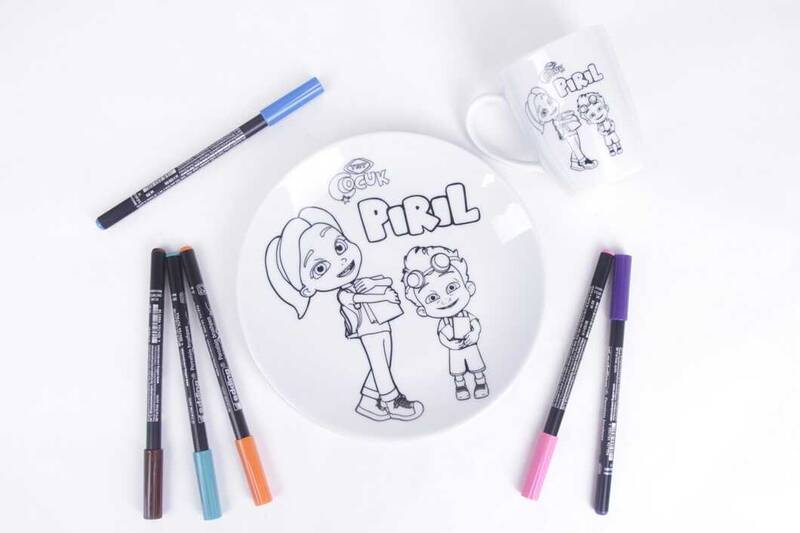 Piril Porcelain Paintable Set - 1