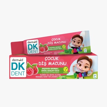 Piril Raspberry Flavored Kids Toothpaste - 50 ml - Dermokil