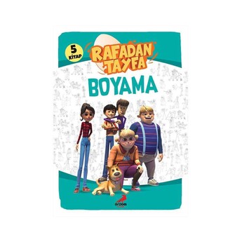 Rafadan Tayfa Boyama Seti 5'li - Erdem Yayınları