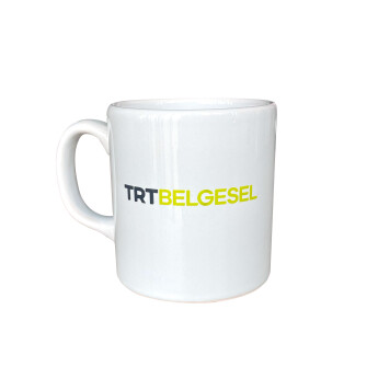 TRT Belgesel Logolu Beyaz Kupa - Rakle