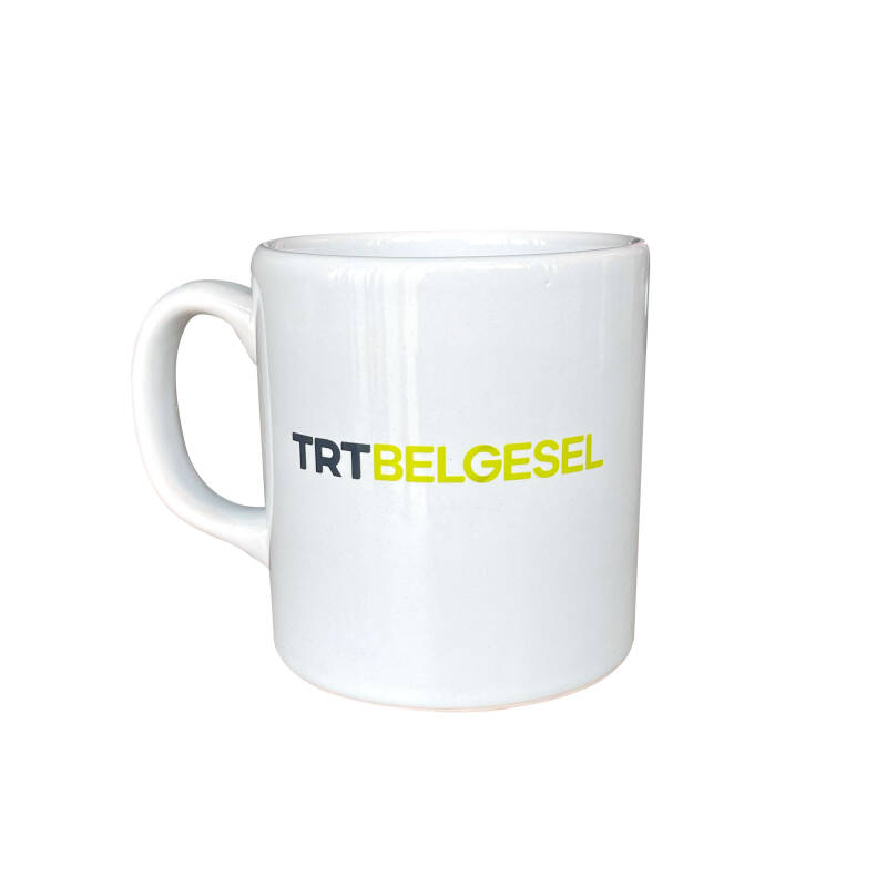 TRT Belgesel Logolu Beyaz Kupa - 1