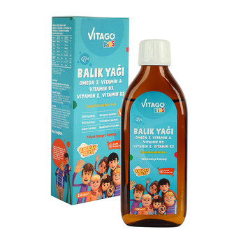 Vitago Kids Balık Yağ Organik Portakal Yağı Aromalı (Rafadan Tayfa) - 1