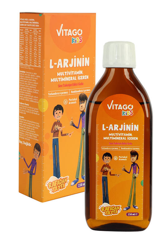 Vitago Kids L-Arginine Multivitamin Syrup 150 ml (Rafadan T.) - 2