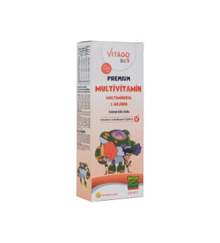 Z Takımı L-Arjinin Multivitamin Şurup 150 ml - Vitago Kids