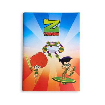 Z Team 16X22 Schoolbook 40 Sheets (Striped) - 